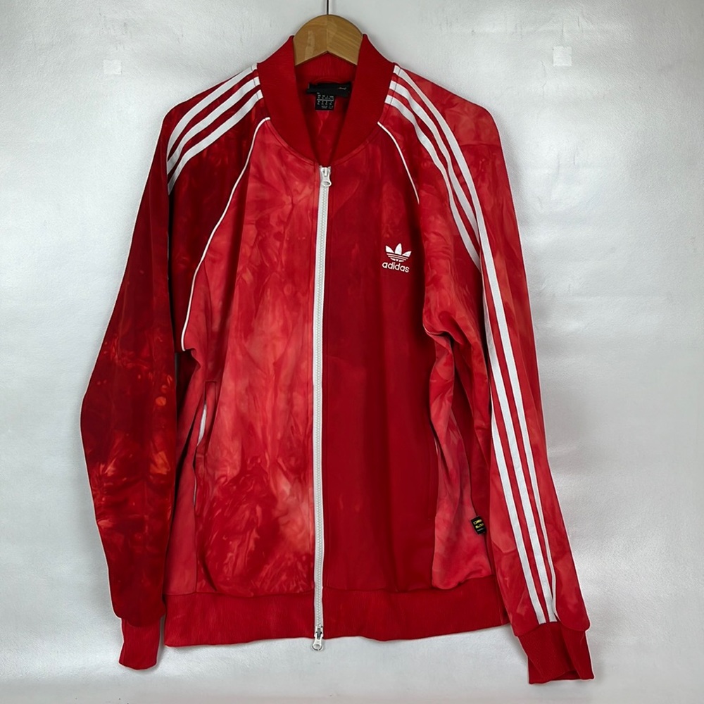 adidas Men's Originals Pharrell Williams HU Holi SST Track Jacket: Red XL